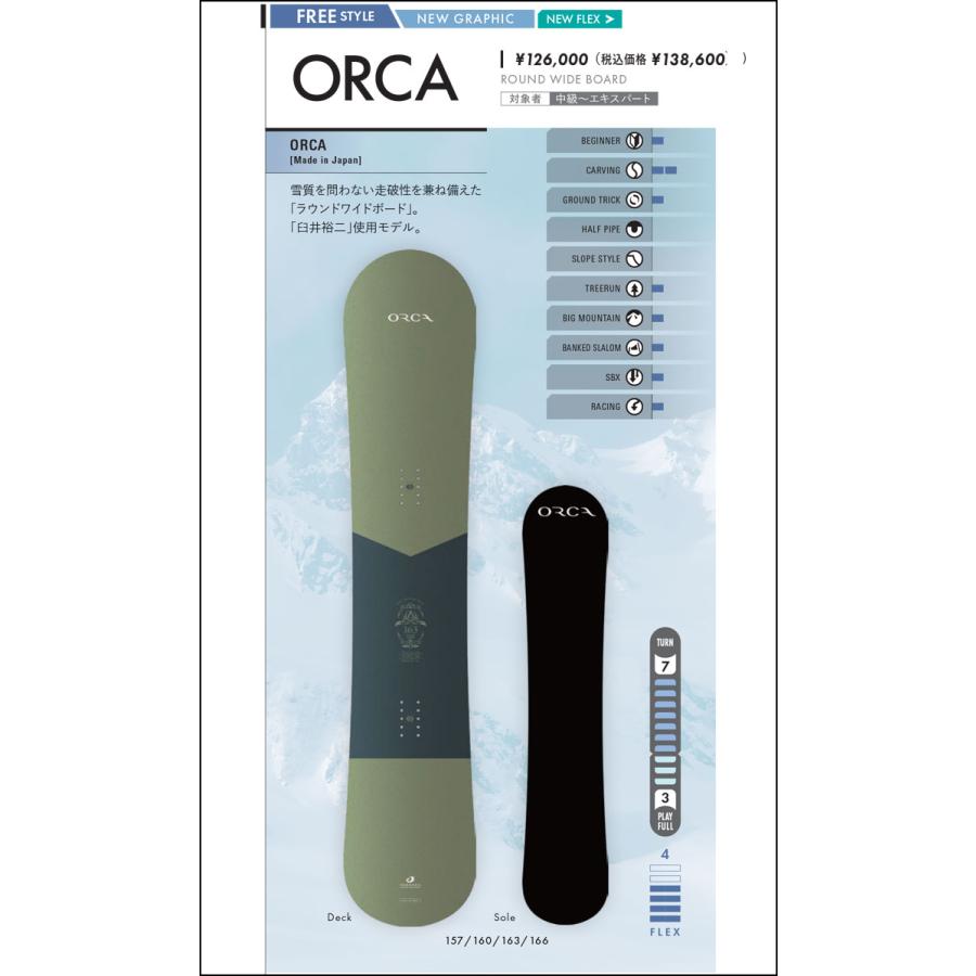 OGASAKA（オガサカ） 予約 26-27 OGASAKA スノーボード ORCA オルカ