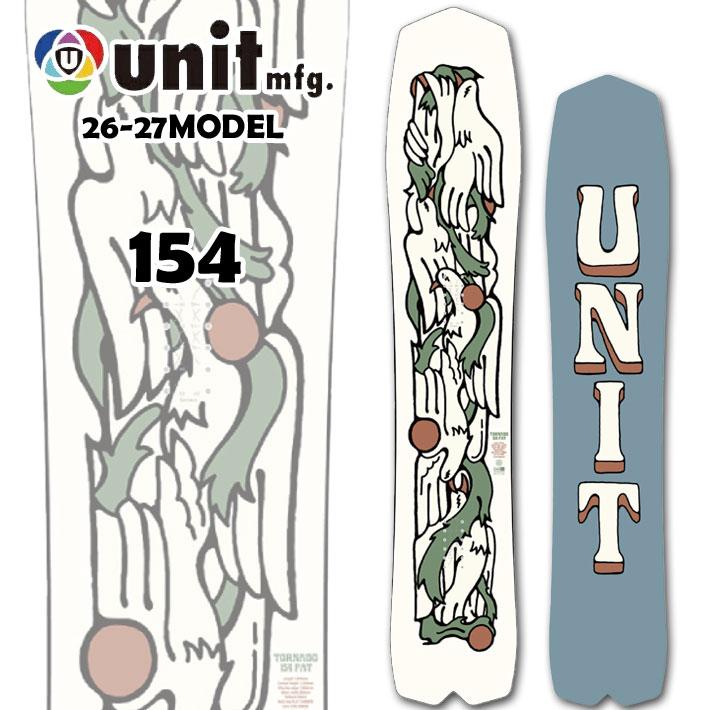 予約商品] 26-27 ユニット スノーボード Unit TORNADO 154 Fat 