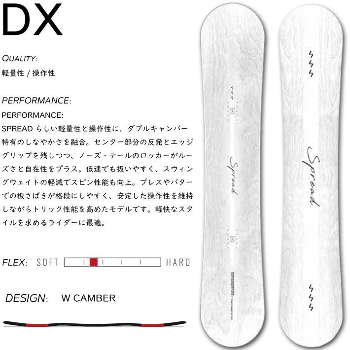 SPREAD スノーボード ホワイト 予約 26-27 スプレッド スノーボード SPREAD DX SNOWBOARD ディー