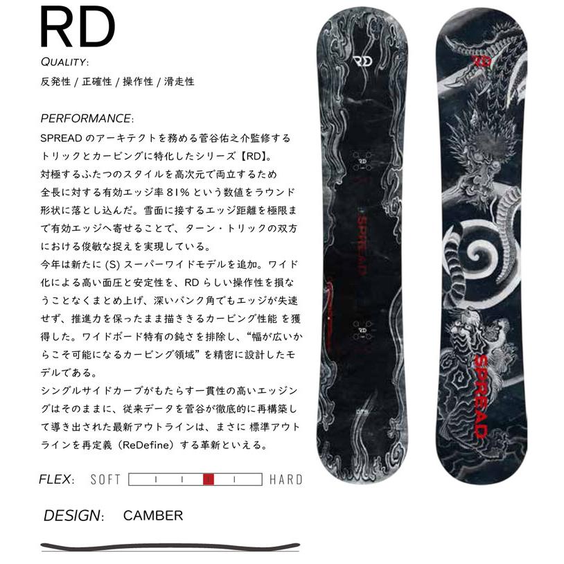 予約 26-27 スプレッド スノーボード SPREAD RD SNOWBOARD アール