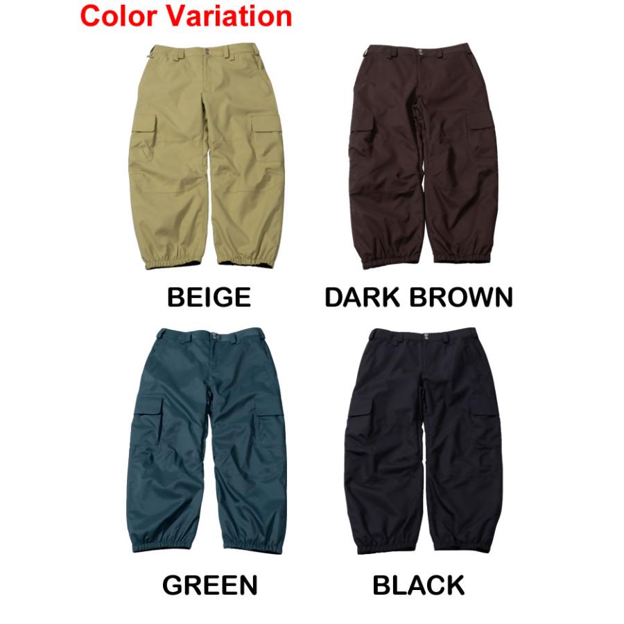 23-24 AA HARDWEAR ダブルエー ハードウェア ウェア パンツ スノーボード UTILITY BAGGY PANTS バギーパンツ ウエア ユニセックス 日本正規品｜follows｜02