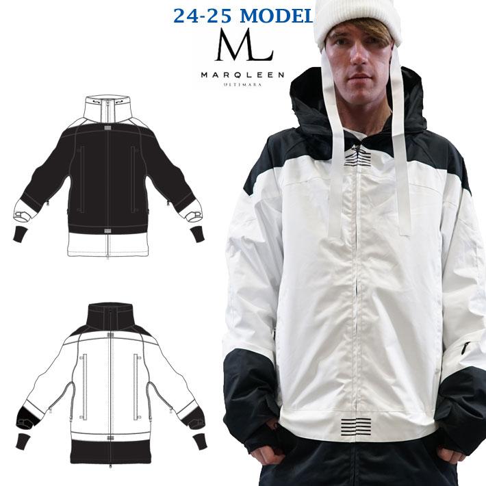 在庫限り 24-25 MARQLEEN マークリーン  GALAXXY JACKET ギャラクシー ジャケット MQ05000 ユニセックス  スノーボードウェア 000／990 | MARQLEEN