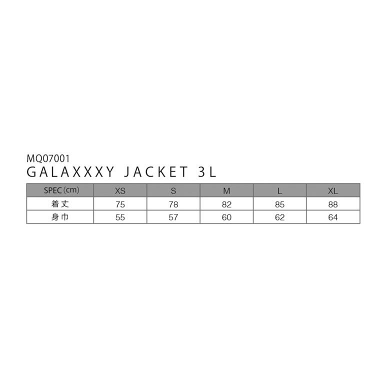 予約商品 26-27 マークリーン ギャラクシー ジャケット スリーエル GALAXXXY JACKET 3L MQ07001 スノーボードウェア ユニセックス 503／403／703／003／993の画像