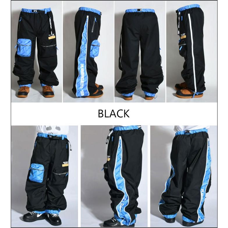 24-25 PLAN B PROJECT プランビー プロジェクト SIDE ZIP PANTS サイドジップ パンツ マウンテンロックスター ウエア ユニセックス スノーボード スノーウェア｜follows｜09