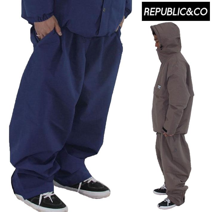 在庫限り 23-24 REPUBLIC &CO リパブリック ウェア パンツ WIDE EAZY 