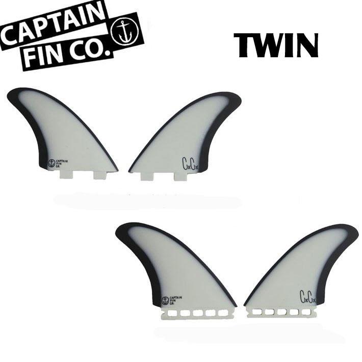 CAPTAIN FIN キャプテンフィン ツインフィン CHRISTENSON TWIN Especial 5.25 [WHT／BLK]  クリス・クリステンソン FIBERGLASS FCS／FUTURE 2フィン :su-fin-captainfin-127:follows - 通販  - ...