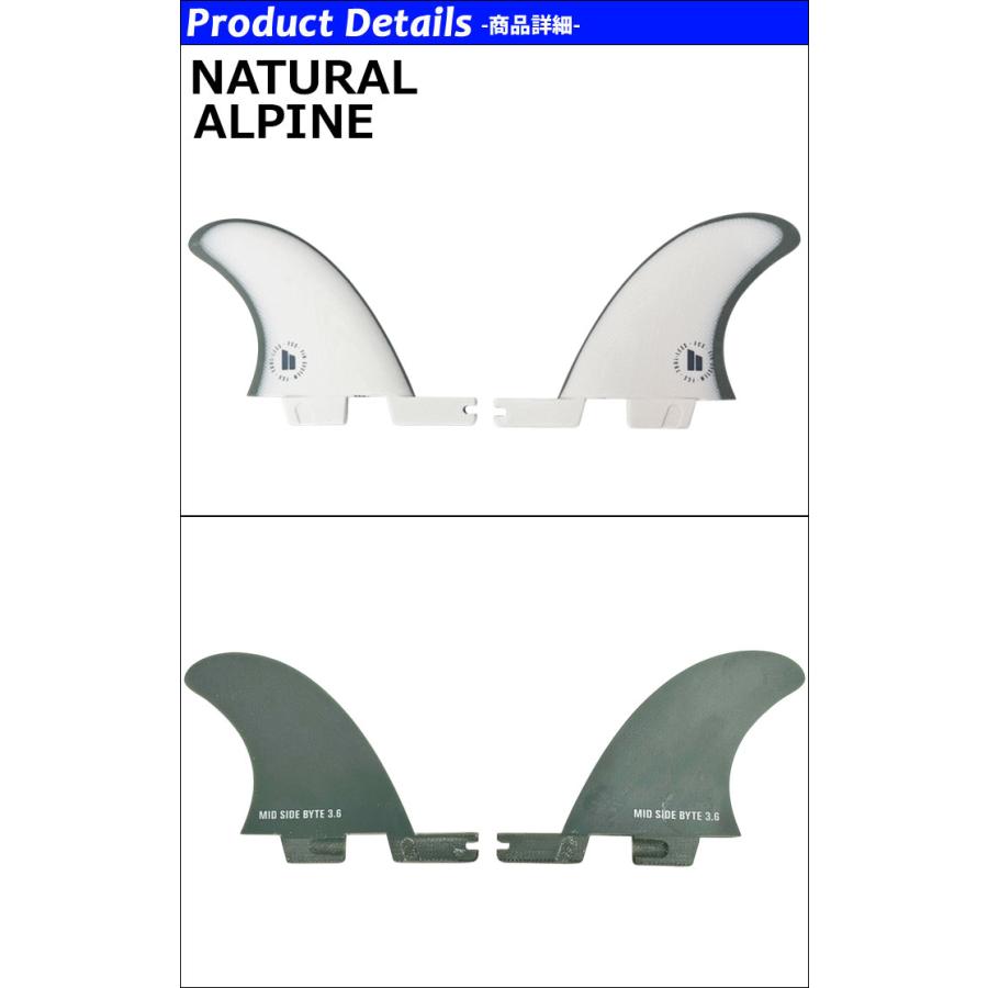 FCS FCS2 FIN エフシーエス2 フィン MID SIDE BYTE PG 3.6 ミッド