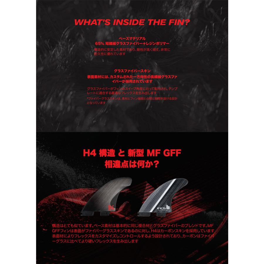 FCS FCS2 FIN エフシーエス2 フィン MF GLASS FIBER FUSION TRI トライ