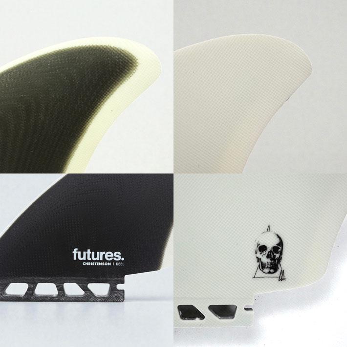 サーフィン・ボディボード CHRISTENSON KEEL FIN FUTURE FIBER GLASS futures.（フューチャー） ショートボード用フィン FUTURES FIN
