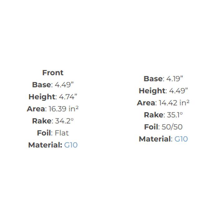 NVS SURF FINS NVSフィン JOSH HALL QUAD Fin Single Tab ジョシュ