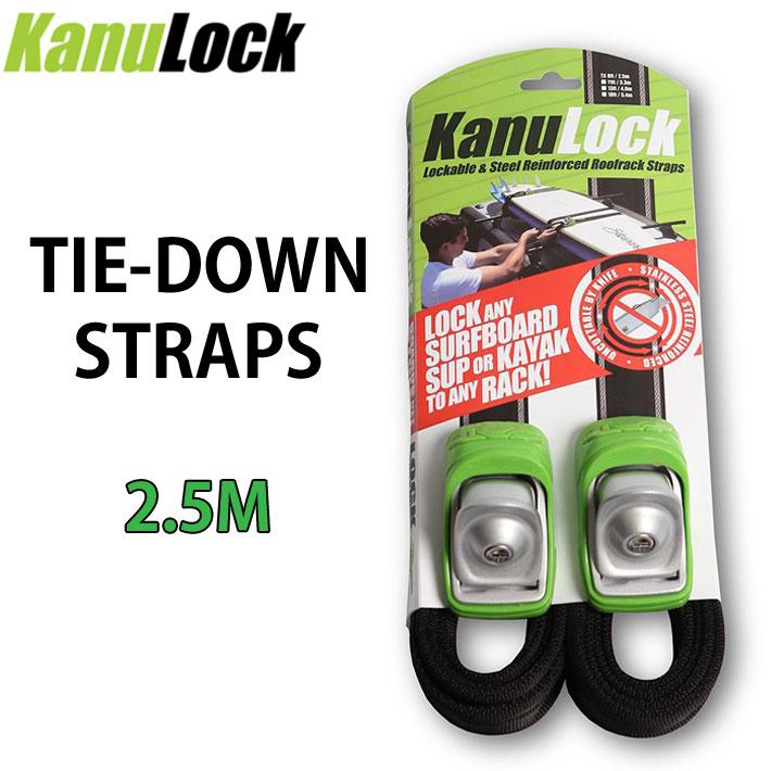 KANULOCK Tie-Down STRAPS タイダウンベルト LOCKABLE 盗難防止 