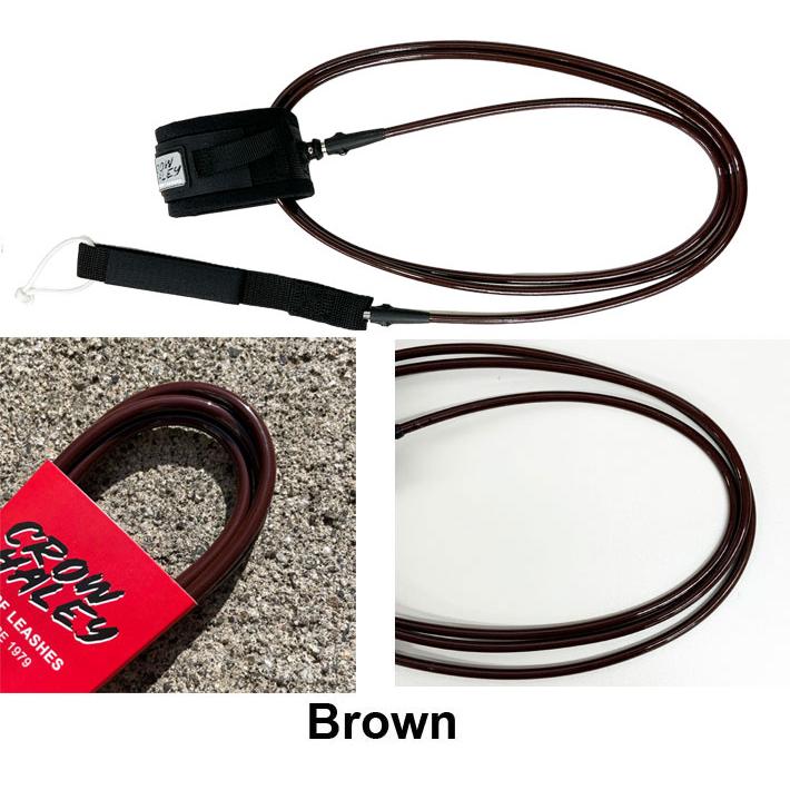 リーシュコード CROW HALEY クロウ ハーレー サーフィン Surf Leash 7ft REGULAR レギュラー ファンボード 足首用 MADE IN USA 日本正規品｜follows｜08