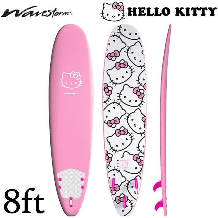 ハローキティ × ウェーブストーム Wavestorm サーフボード 8'0” HELLO