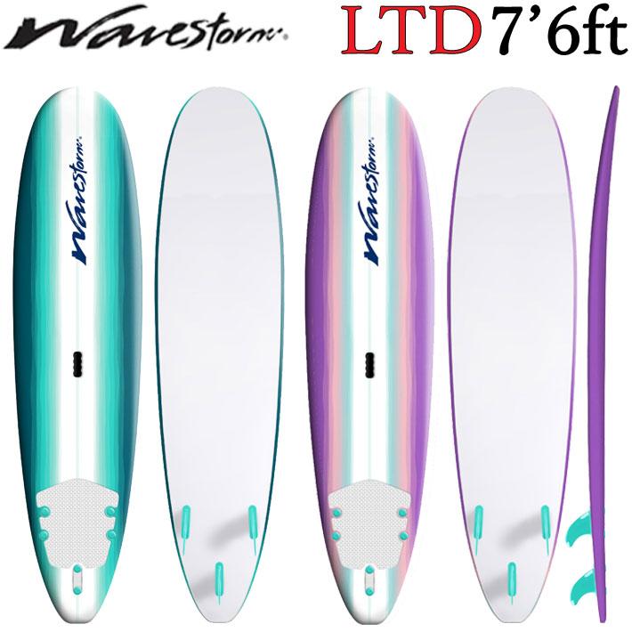 新品ウェーブストーム、サーフボード、ロングボード、ソフトボード ウェーブストーム Wavestorm サーフボード LIMITED 日本限定版 7'6
