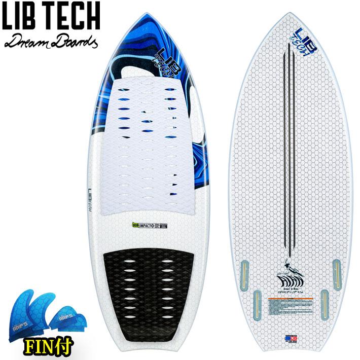 最新の激安 ウェイクサーフィン SURF用 WAKE AIR'N NEWデザイン リブテック サーフボード LIBTECH ボートサーフィン [営業所止め送料無料] フィン付 4FIN サーフィン ショートボード