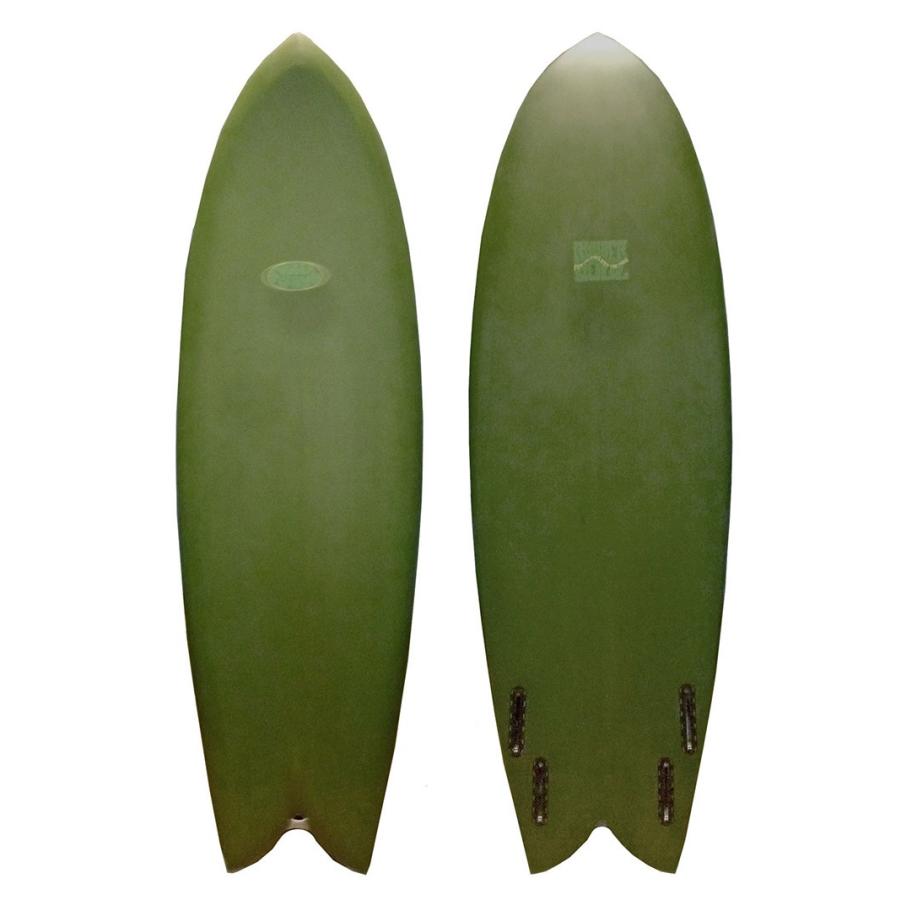 【初期/レア】 RUBBER SOUL ラバーソウル サーフボード FISH 5’9” Green フィッシュボード QUAD クアッドフィン[follows特別価格] [営業所止め送料無料] 【R1660073550】(58410円)