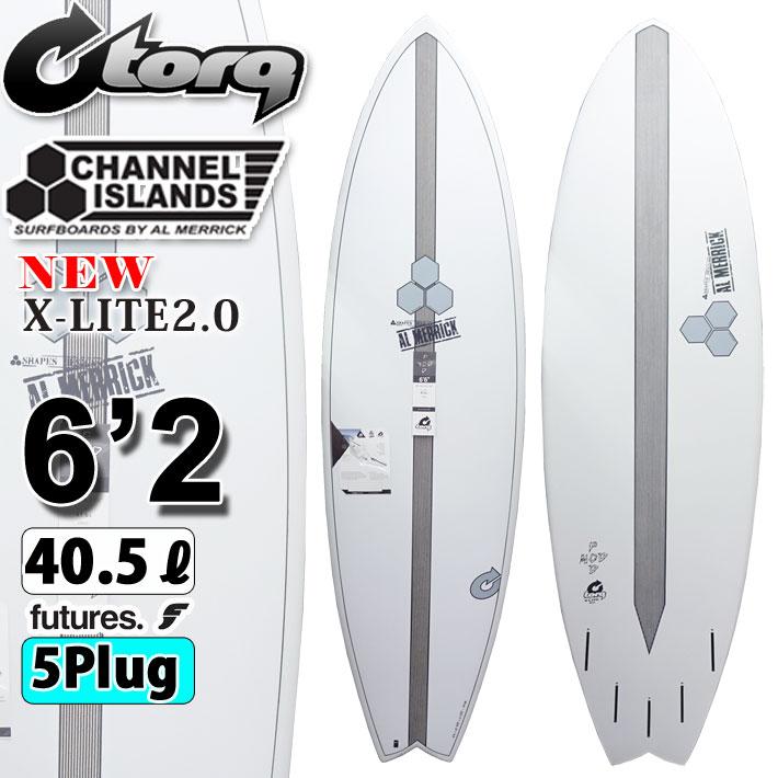torq surfboard トルク サーフボード XLITE PODMOD 6'2 White Pinline ショートボード AL