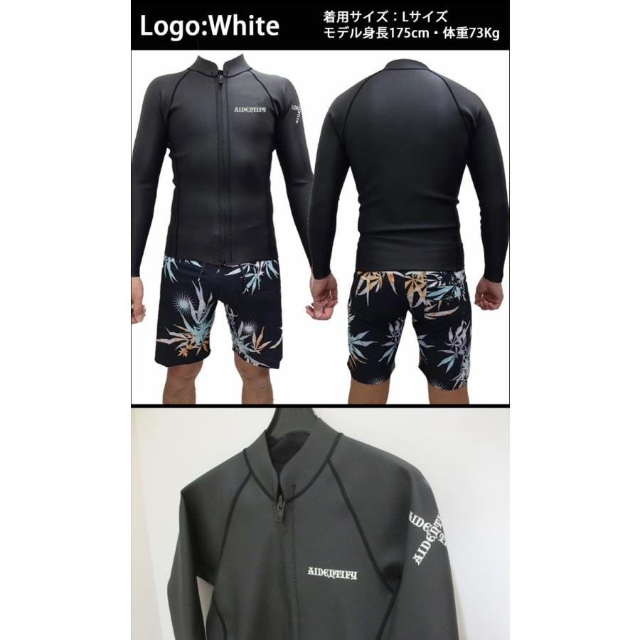 2026 AIDENTIFY アイデンティファイ 1mm Mesh Skin Front Zip Jackets