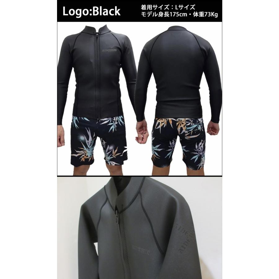 アイデンティファイ　タッパー　1mm　XL ウエット　aidentify 2026 AIDENTIFY アイデンティファイ 1mm Mesh Skin Front Zip Jackets