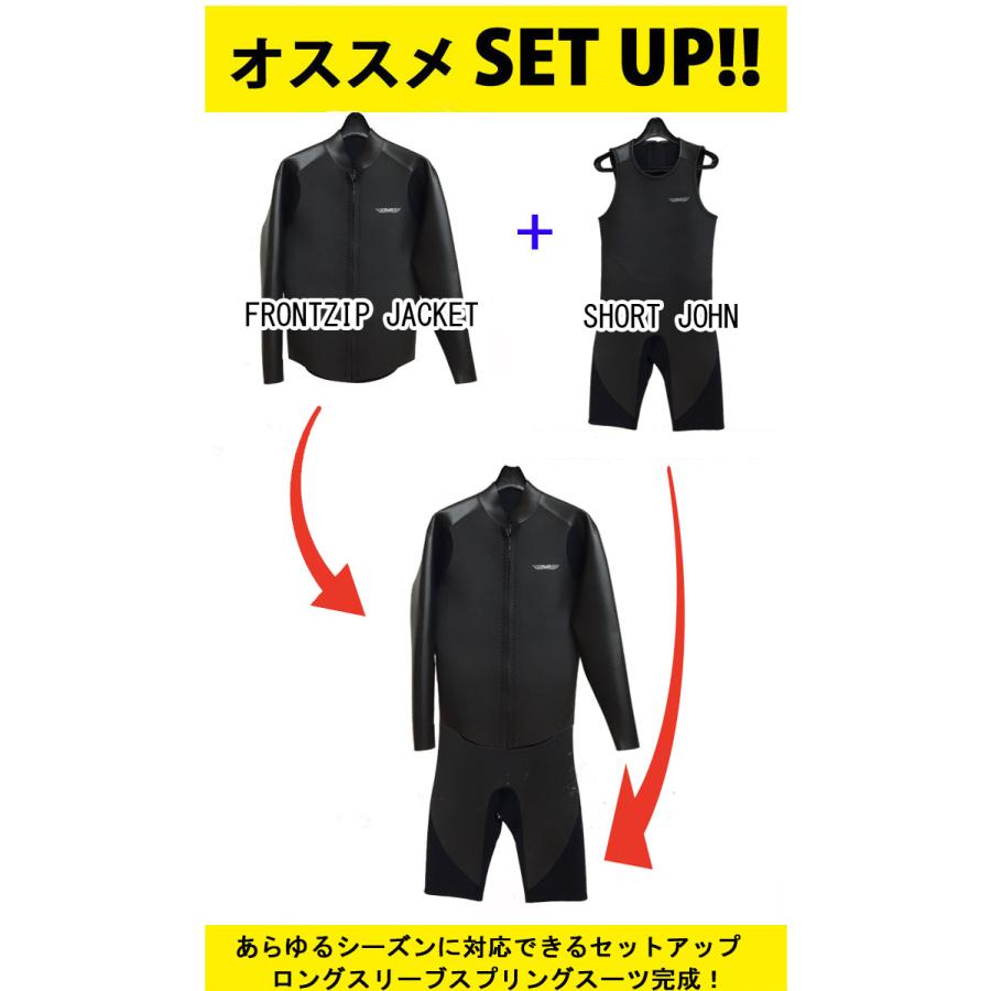 数量限定 2026 RASH ラッシュ ウェットスーツ タッパー フロントジップ