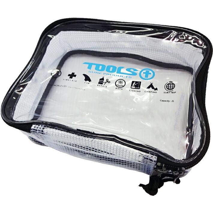 送料200円可能 TOOLS ツールス ウォーターアクションケース WATER ACTION CASE 小物の収納に 一目でわかるクリアケース