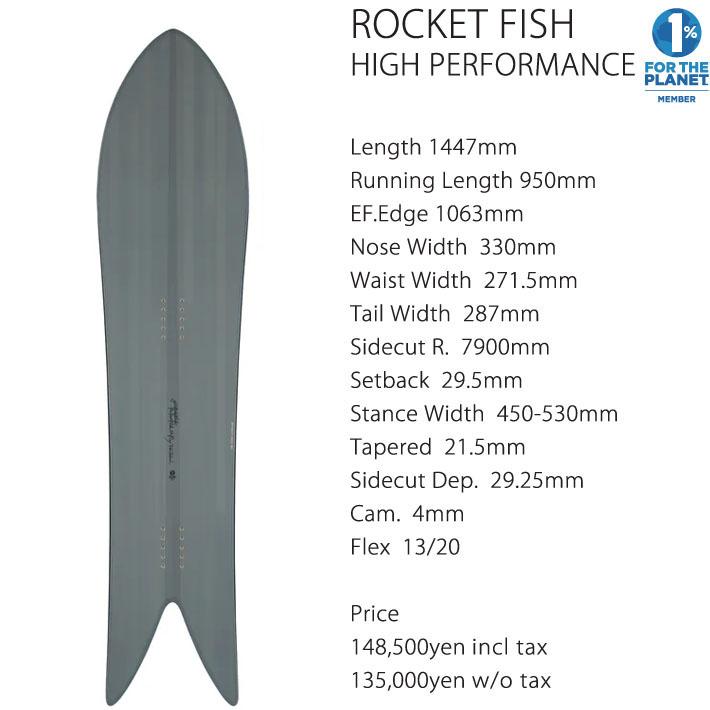 スノーボード GENTEMSTICK ROCKETFISH OLC genten（ゲンテン） 25-26 ゲンテンスティック GENTEMSTICK ROCKET