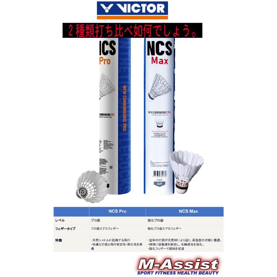 2種類2本組 VICTOR VSNCS NEW CARBON SONIC MAX PRO 改良人工