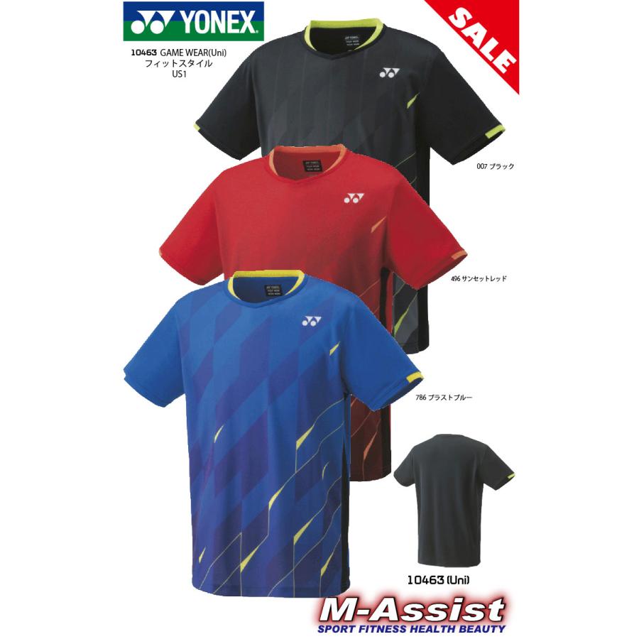 YONEX 超特価 10463 Uni ヨネックス ゲームシャツ WEAR 特価 YONEX 超特価 10463 Uni ヨネックス ゲームシャツ WEAR 特価