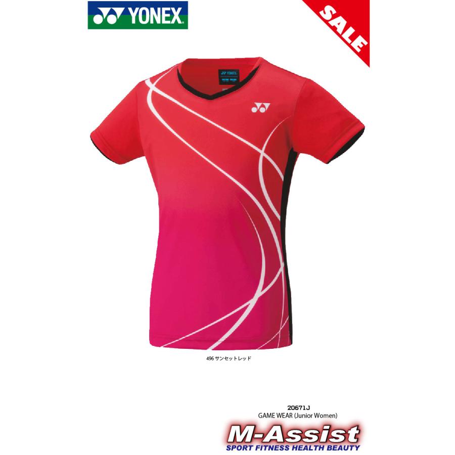 YONEX（ヨネックス） 超特価 YONEX 20671J Women ゲームシャツ GAME