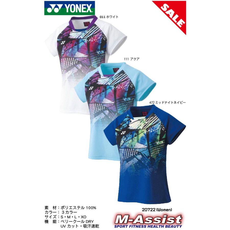 YONEX（ヨネックス） 超特価 YONEX 20722 Women ゲームシャツ WEAR