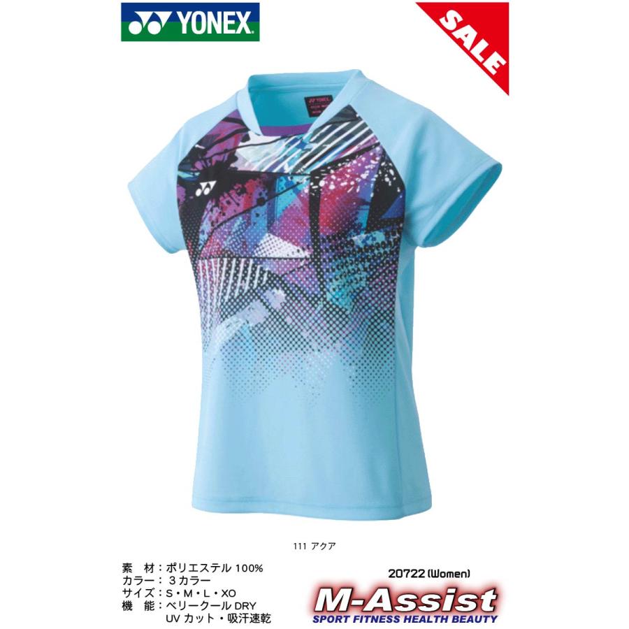 ソ*ト様 YONEX ゲームシャツ 柳井商工 YONEX（ヨネックス） 超特価 YONEX 20722 Women ゲームシャツ WEAR