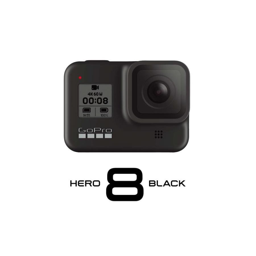 【レンタル】最新モデル　4泊5日　GoPro HERO8 ゴープロ アクセサリー 付　SDカード付　４K｜fomfom