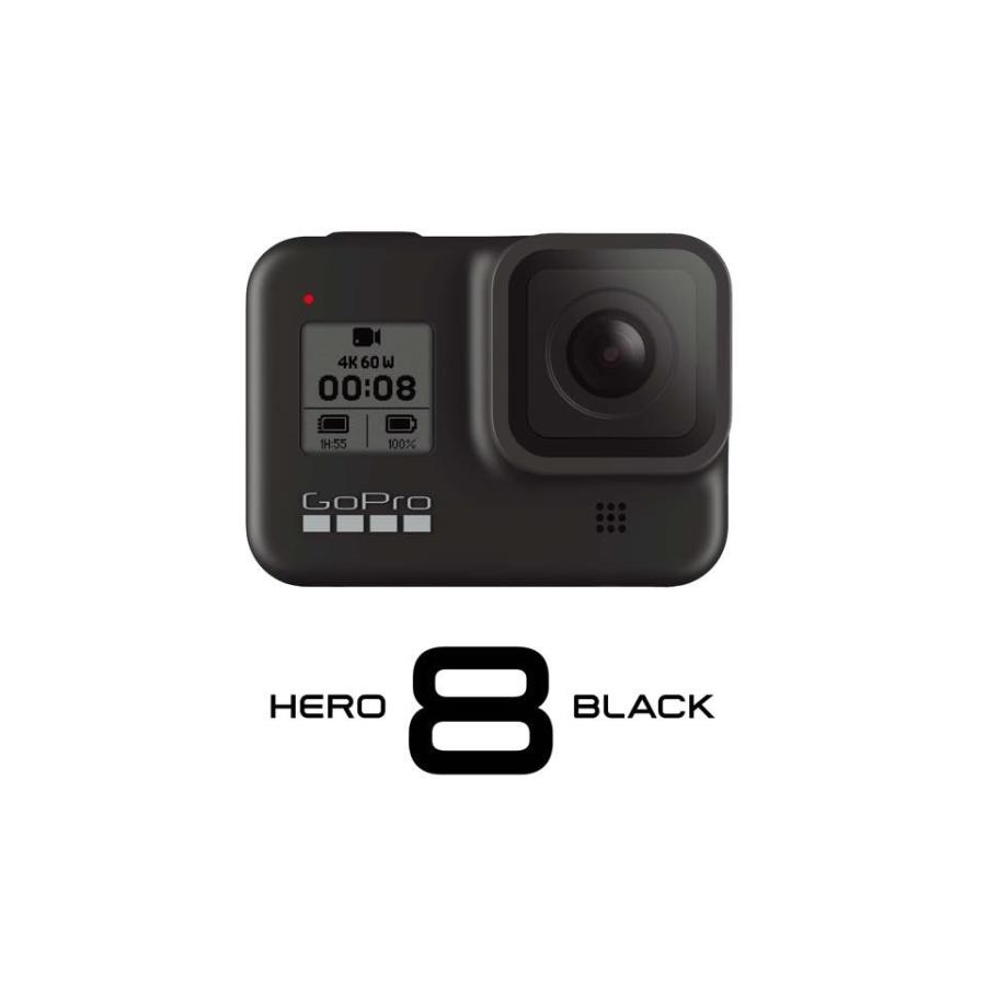 【レンタル】最新モデル　5泊6日　GoPro HERO8 ゴープロ アクセサリー 付　SDカード付　４K｜fomfom