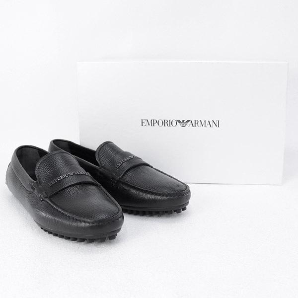 【アウトレットセール】エンポリオアルマーニ EMPORIO ARMANI 靴メンズ ドライビングシューズ ローファー ブラック (X4B130 XC542 B0002 BLACK) 21AW 【アウトレットセール】エンポリオアルマーニ EMPORIO ARMANI 靴メンズ ドライビングシューズ ローファー ブラック (X4B130 XC542 B0002 BLACK) 21AW