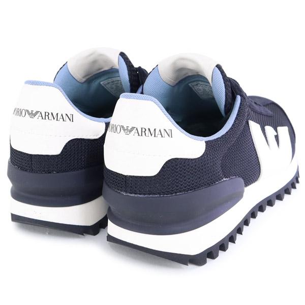 EMPORIO ARMANI エンポリオアルマーニ 靴 メンズ スニーカー イーグル 