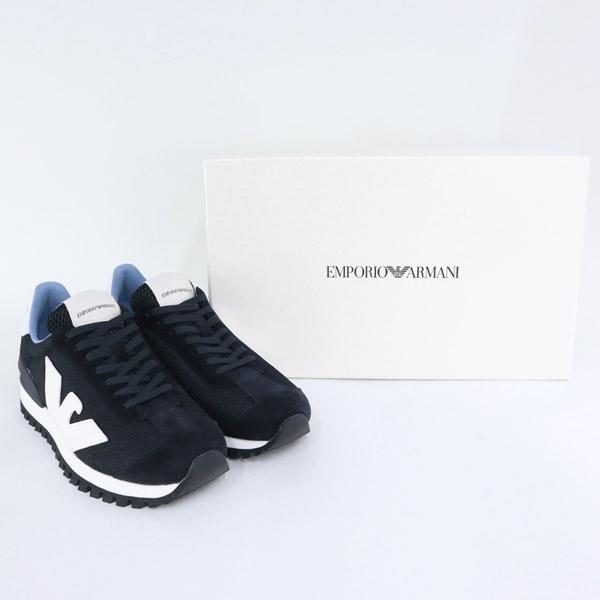 EMPORIO ARMANI エンポリオアルマーニ 靴 メンズ スニーカー イーグル 