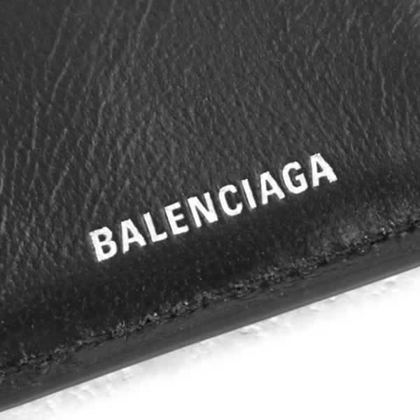 バレンシアガ BALENCIAGA 財布 折財布 カーフ ブラック×ホワイト 