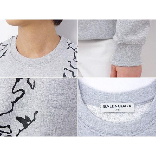 BALENCIAGA バレンシアガ レディース長袖 トレーナー グレー (342700 