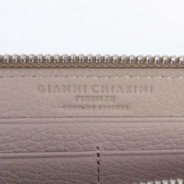 訳あり ジャンニキアリーニ GIANNI CHIARINI 財布 長財布 ラウンドファスナー ベージュ (PF5042 GRN SATIN)  23SS｜fontana2014｜06