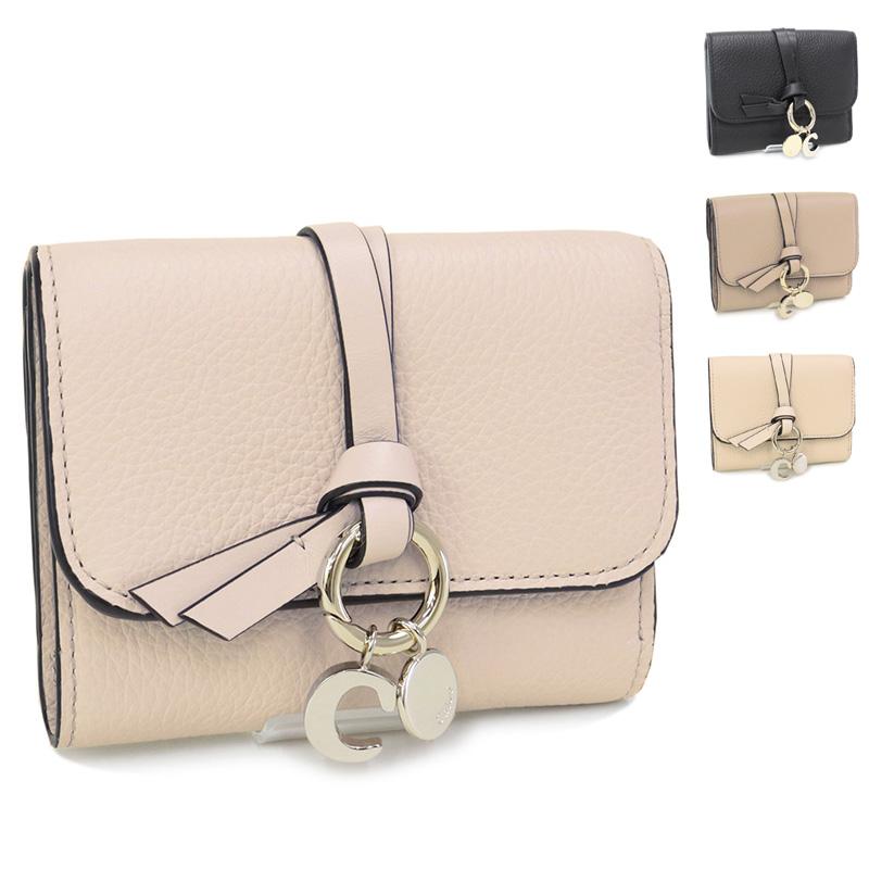 Chloe クロエ (CHC21WP945F57) 24AW 財布 レディース ALPHABET 