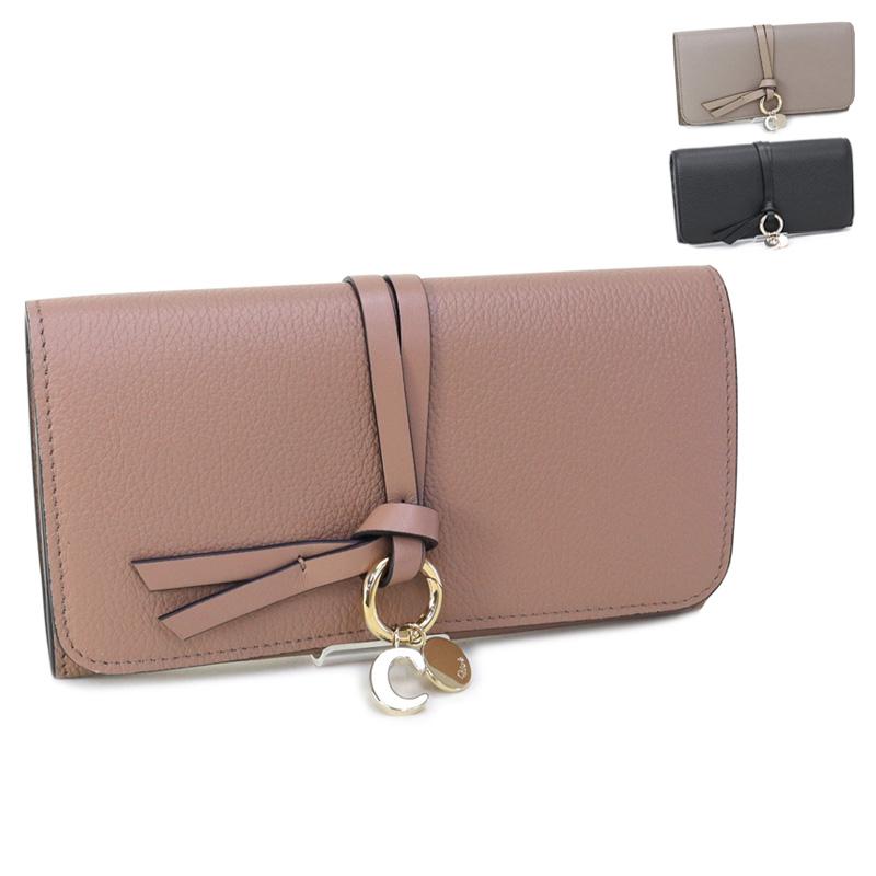 クロエ Chloe 財布 長財布 ALPHABET カーフ (CHC21WP942F57) 23AW 