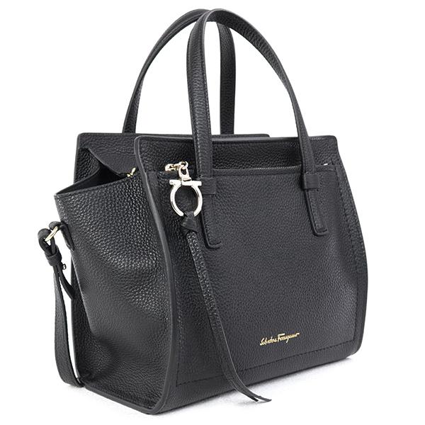 サルヴァトーレ フェラガモ Salvatore Ferragamo バッグ 2WAY ショルダー付き ハンドバッグ カーフ ブラック (21 F478 0720533 NERO) 21SS｜fontana2014｜03