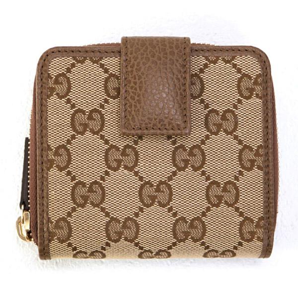 訳あり2 グッチ GUCCI 財布 折財布 ベージュ×ブラウン (346056 KY9LG 8610 BE×BR) アウトレット｜fontana2014｜03