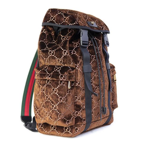 春先取りの ダークブラウン リュックサック バックパック グッチシマ ベルベット バッグ Gucci グッチ メンズ バックパック バッグ Gucci グッチ Gz8ax アウトレット Db 71 バッグ