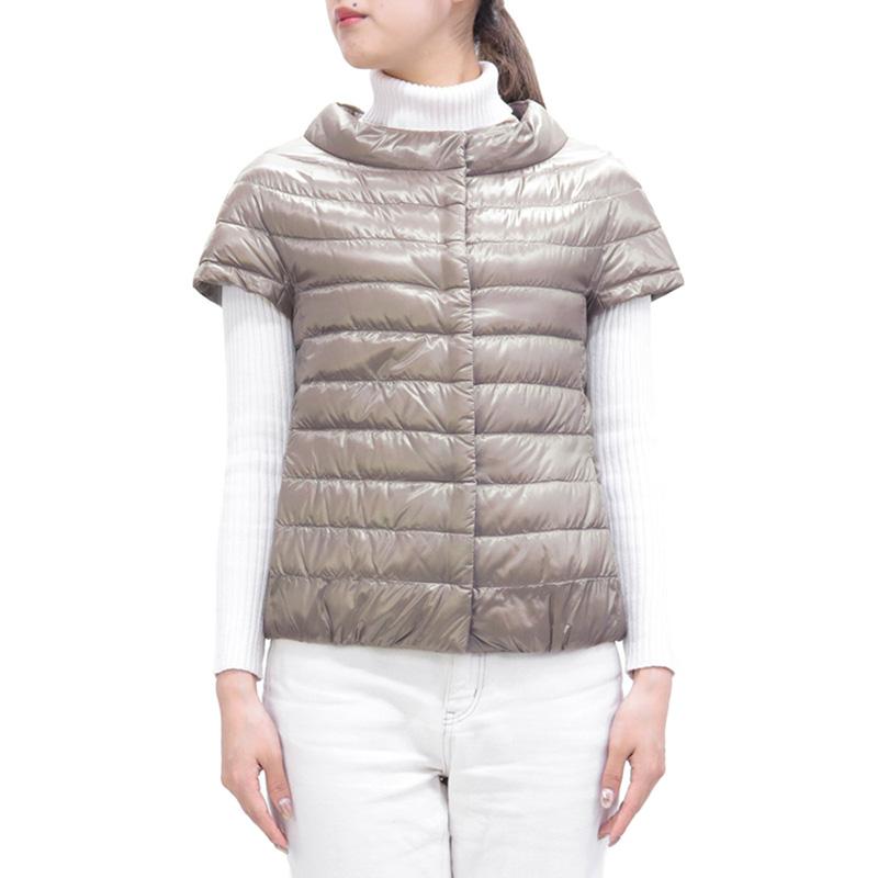 ヘルノ HERNO レディース ケープ ショートスリーブダウンジャケット