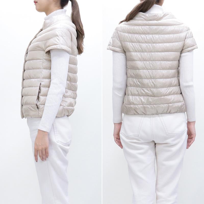 HERNO ヘルノ レディース ケープ ショートスリーブダウンジャケット  