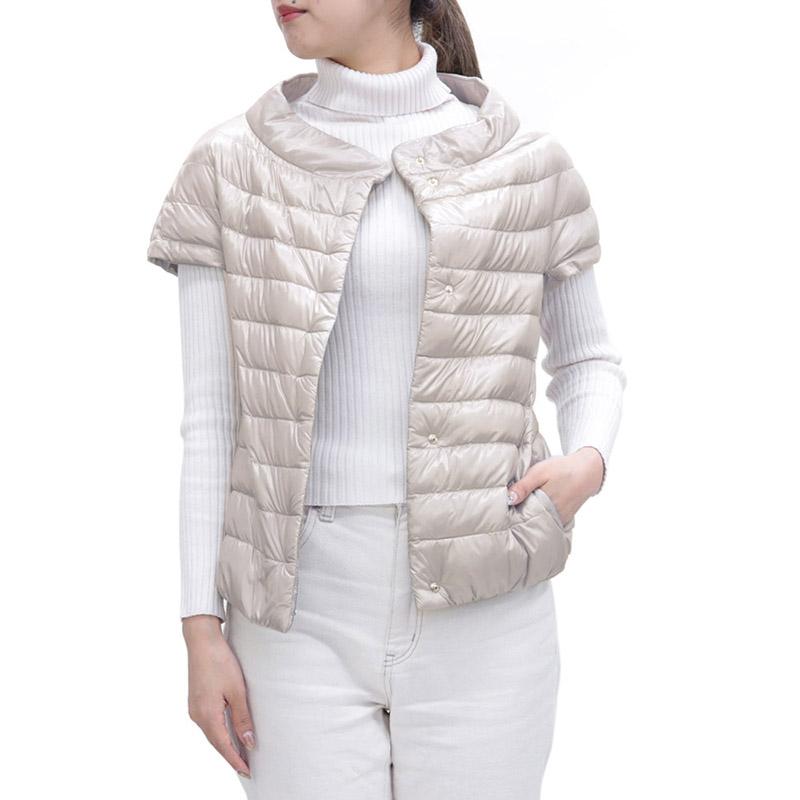 HERNO ヘルノ レディース ケープ ショートスリーブダウンジャケット  