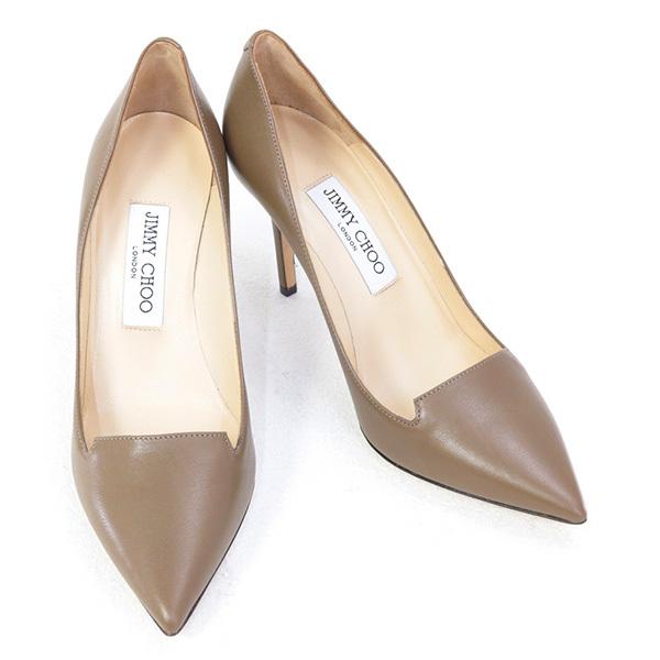 ジミーチュウ JIMMY CHOO 靴 レディース パンプス トープ (ALIA SHINY CALF TAUPE)