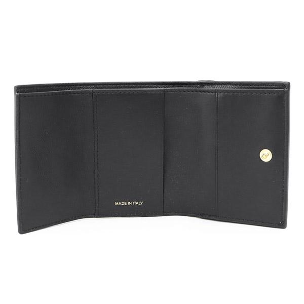 【在庫処分セール】マルニ 折財布 LEATHER TRI-FOLD WALLET トリフォールドウォレット ホワイト×ブラック(PFMO0056U1 P2644 ZO432 LILY WHITE/BLACK) 23SS｜fontana2014｜05