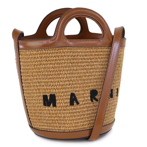 マルニ MARNI バッグ TROPICALIA SMALL BUCKET BAG かごバッグ 